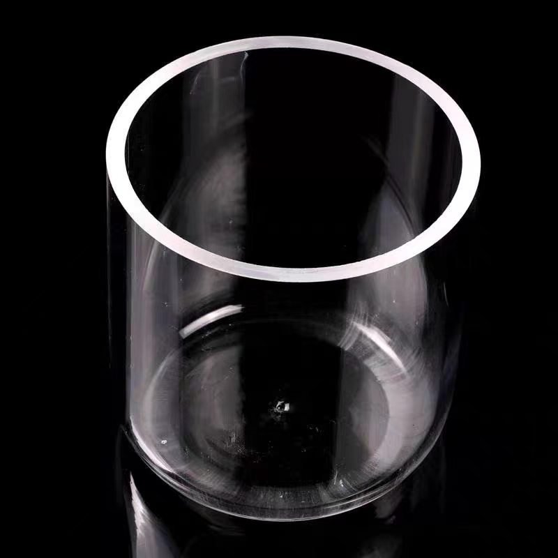 clear silica quartz crucible