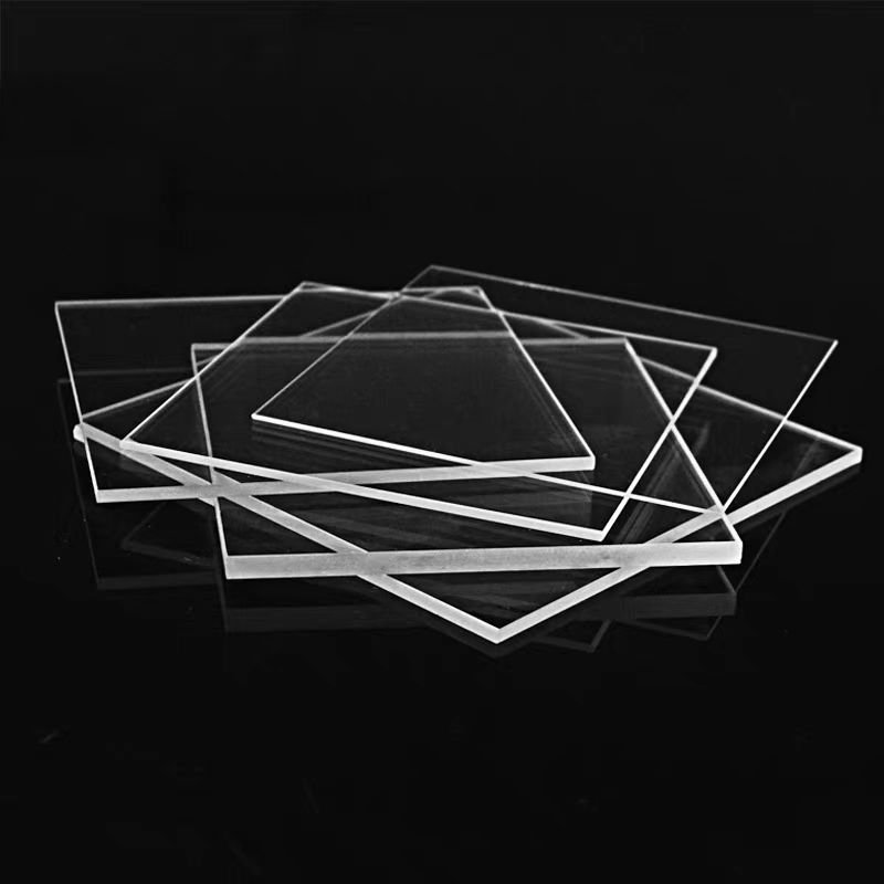 clear silica quartz plate