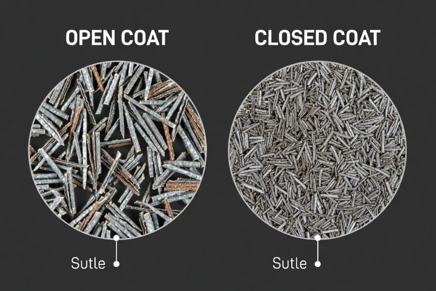 Silicon Carbide Abrasive vs. Aluminum Oxide Abrasive coating types and grain distribution